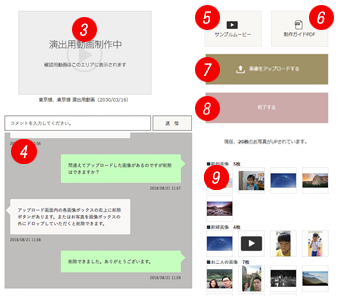 演出用動画トップページ